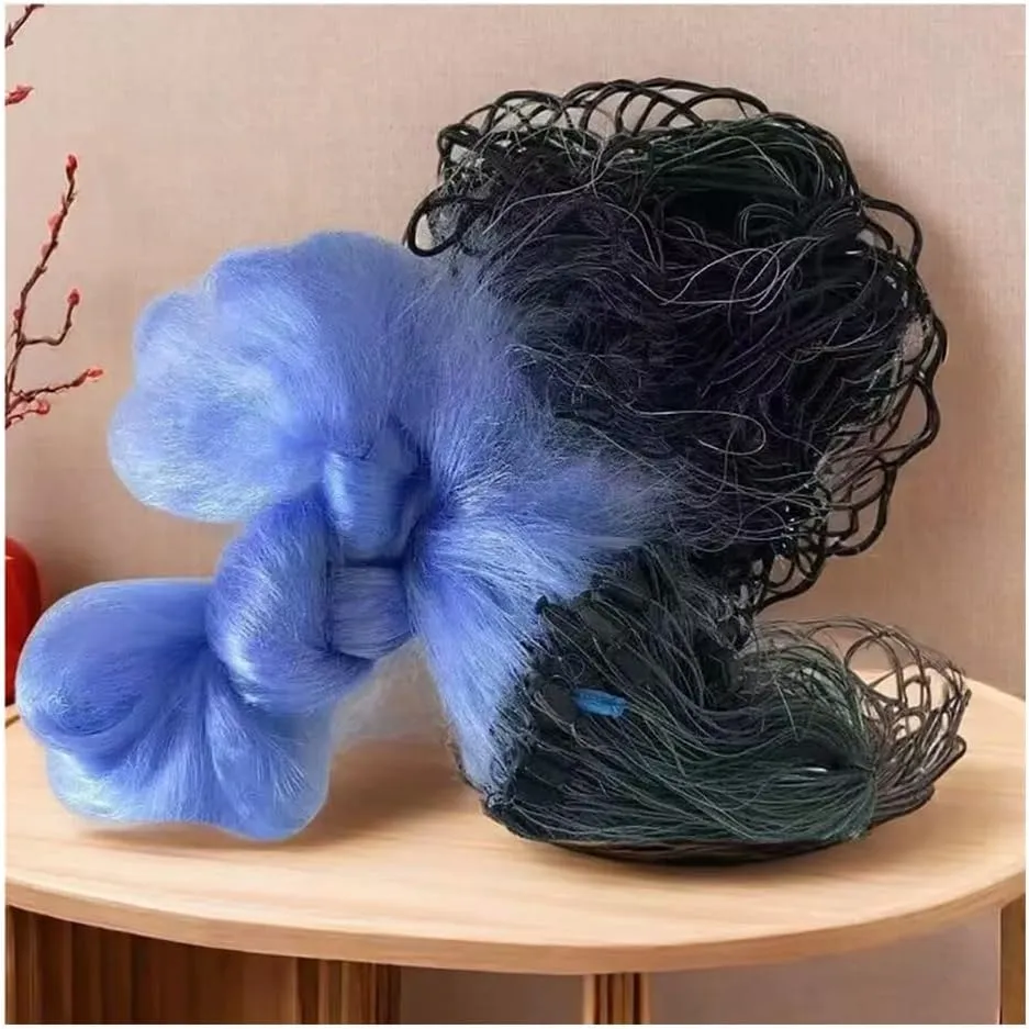 1.5/2 M Depth 50/100M Length 3/4/5/6/7/8 Fingers Mesh Size Fishing Sticky Net Sinking Nets, 3 Layers Fishing Gill Net Shoal