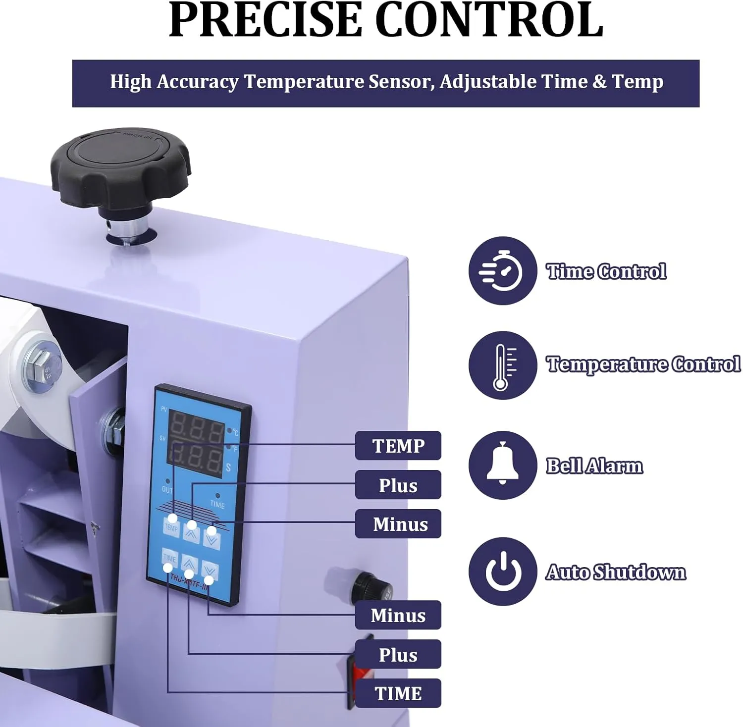 16x20 Heat Press - Professional Digital Sublimation Heat Press Machine for T-Shirts, Clothes, Canvas Bags - Adjustable Pressure, Even Heating Technology, Large Operating Panel