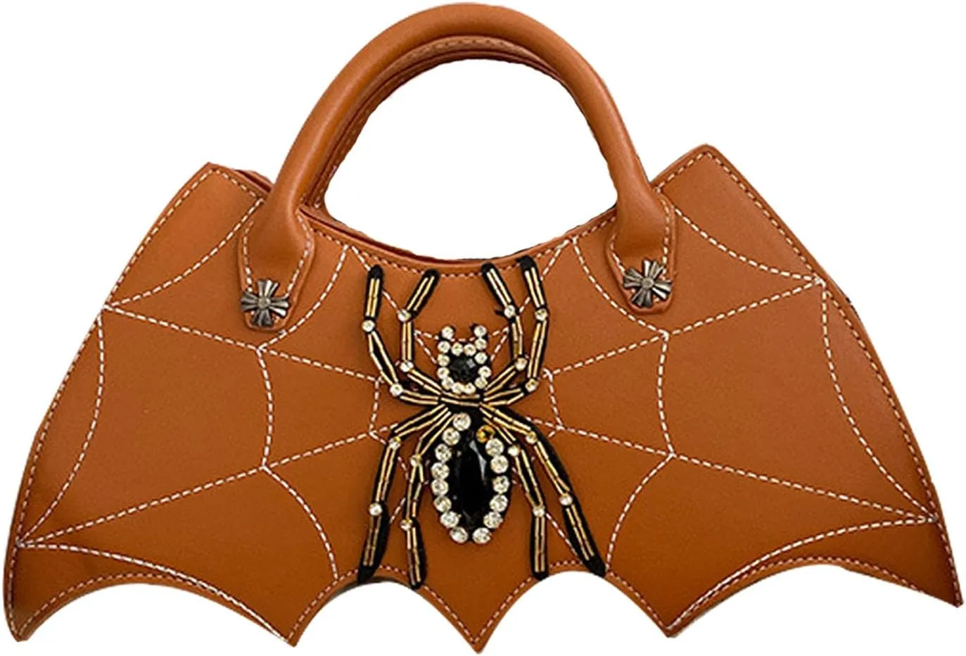 1PCS Spider Web Crossbody Bag Batwing Shoulder Bag Women's Black Batwing Handbag Shoulder Bag Spider Messenger Bag
