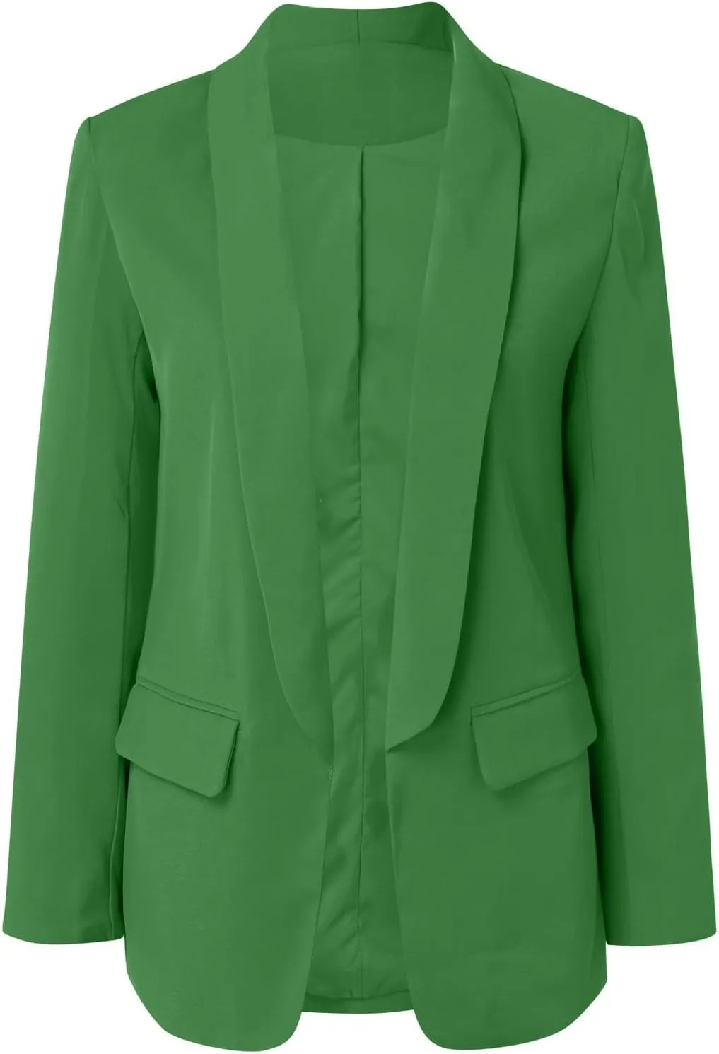 2023 Womens Casual Blazers Open Front Long Sleeve Work Office Jackets Basic Lapel Collar Blazer Jacket Business Outfit