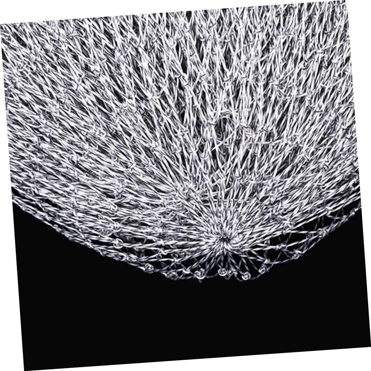 2pcs Phishing Net Head Pool Skimmer Net Fishing Net Bag Fishing Landing Net Replacement Landing Mesh