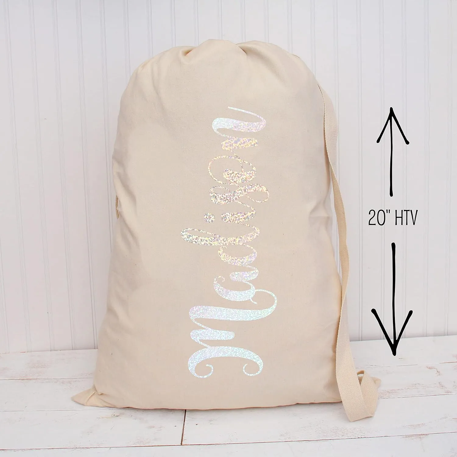 3 Yard x 20" Wide Roll Threadart Holographic Silver 20" Heat Transfer Vinyl Film HTV | Sold by The Roll | Compatible with Venture and Maker, Silhouette Cameo, & Large Format Cutters