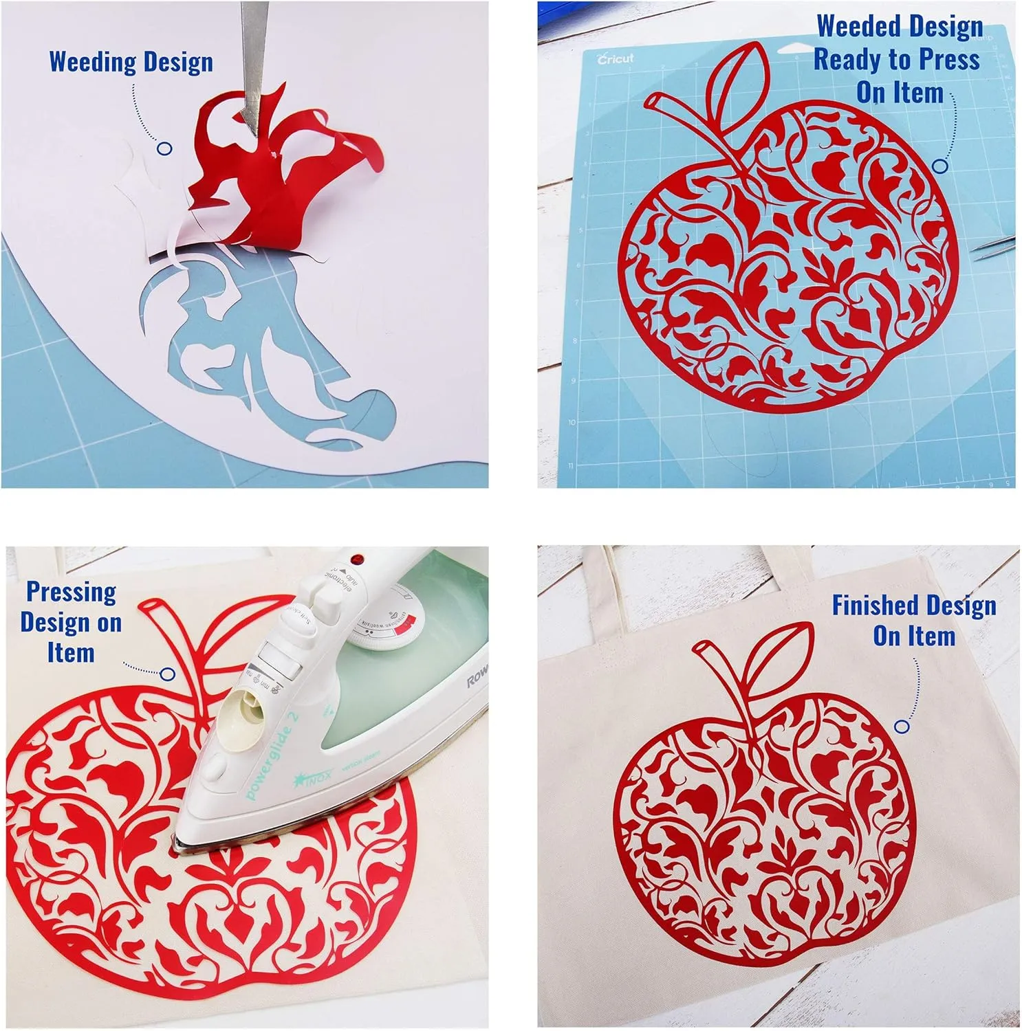 3 Yard x 20" Wide Roll Threadart Soft Red Heat Transfer Vinyl Film HTV | Solid Color | Compatible with Venture, Explore, and Maker, Silhouette Cameo, & Large Format Cutters
