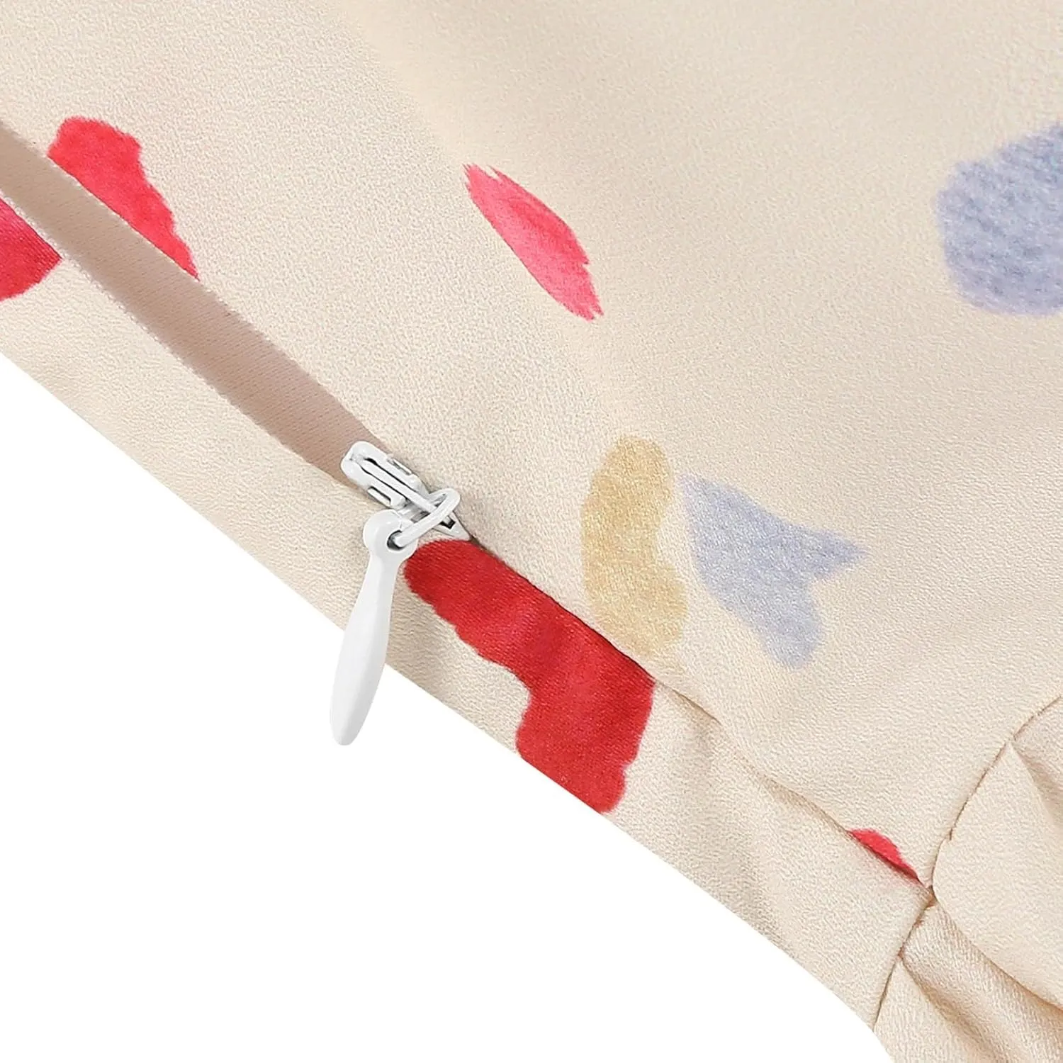 50s Hepburn Dresses for Women Vintage Print Short Puff Sleeve Lapel Button Swing Cocktail Party Homecoming Prom Dress
