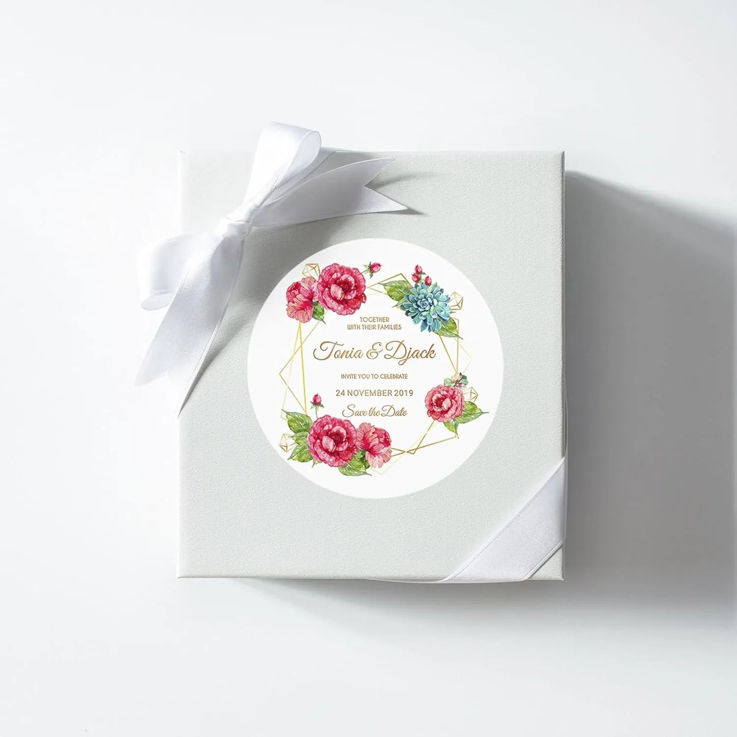 60-240pcs Custom Stickers Labels-Personalized Stickers for Businesses Logo and Name, Birthday Party Baby Candle Product Boxes Wedding Favors Thank You Labels (Vinyl Stickers-foil)