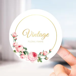 60-240pcs Custom Stickers Labels-Personalized Stickers for Businesses Logo and Name, Birthday Party Baby Candle Product Boxes Wedding Favors Thank You Labels (Vinyl Stickers-foil)