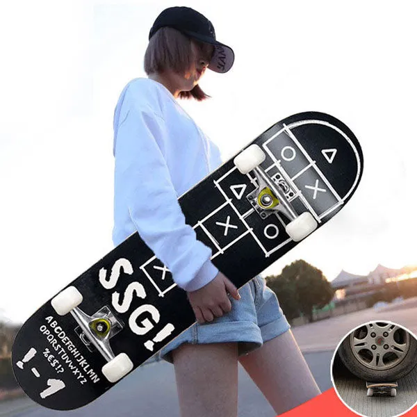 A to Z 31 inch Professional Skateboard With Grip Tape
