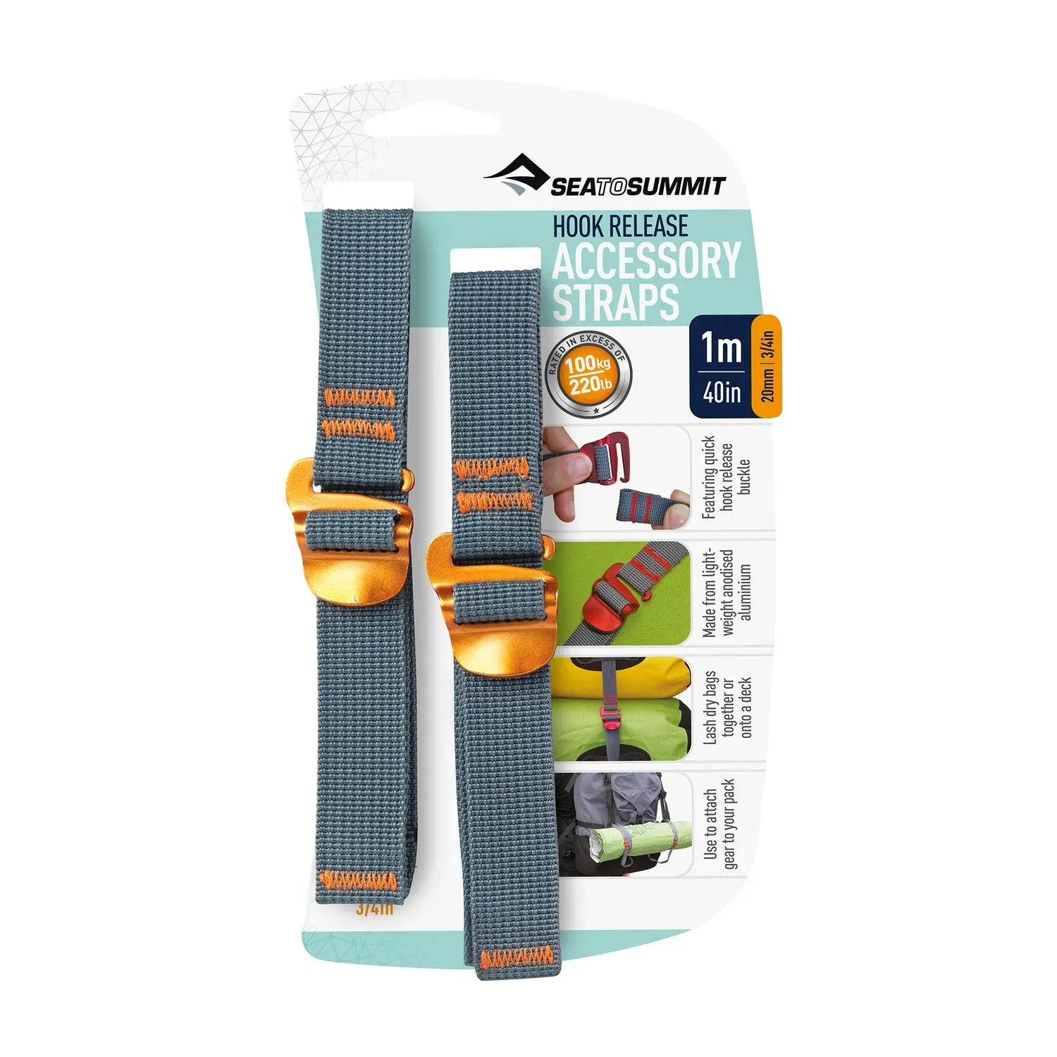 Accessory Straps With Hook Release