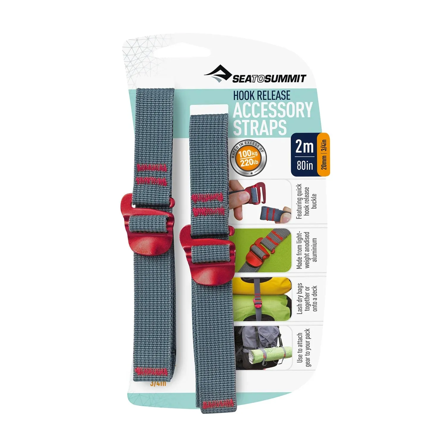 Accessory Straps With Hook Release