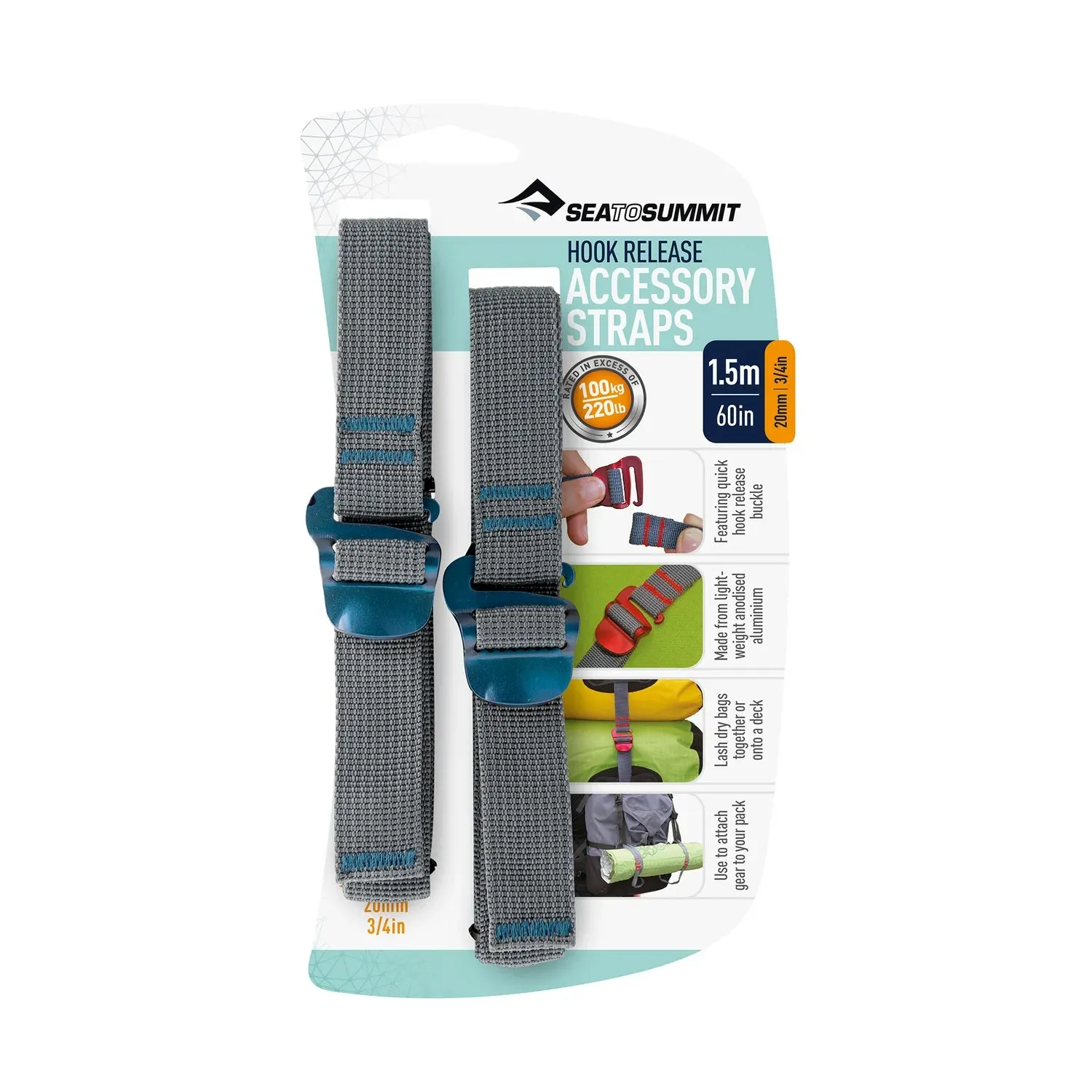 Accessory Straps With Hook Release