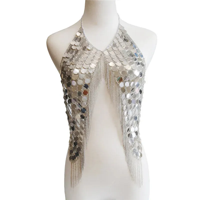 Acrylic Sequin Tank Top