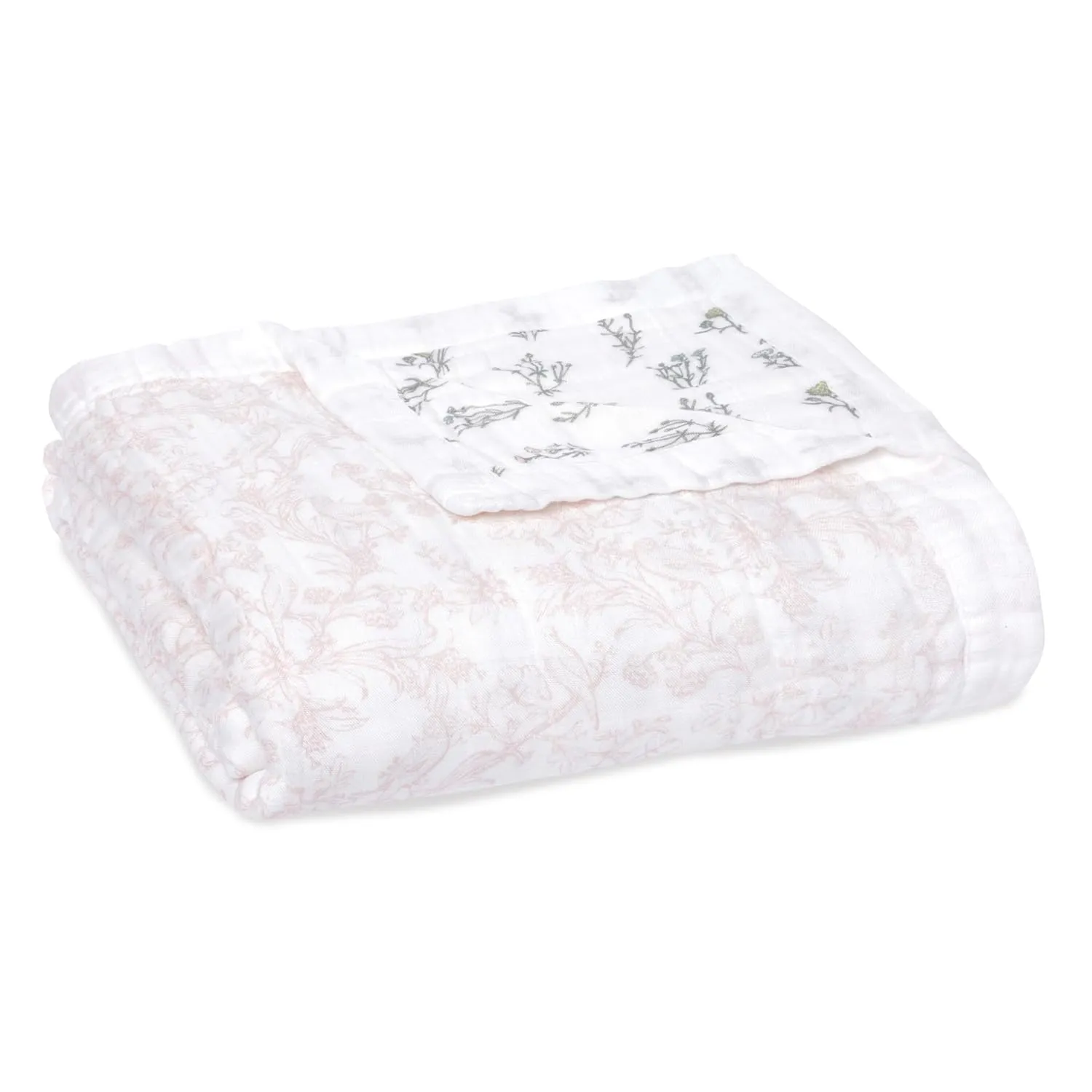aden   anais Silky Soft Bamboo Viscose Baby Blanket, Crib Bedding for Newborn Baby and Toddler, Nursery Blanket for Boys and Girls, Baby Registry and Shower Gift, French Floral