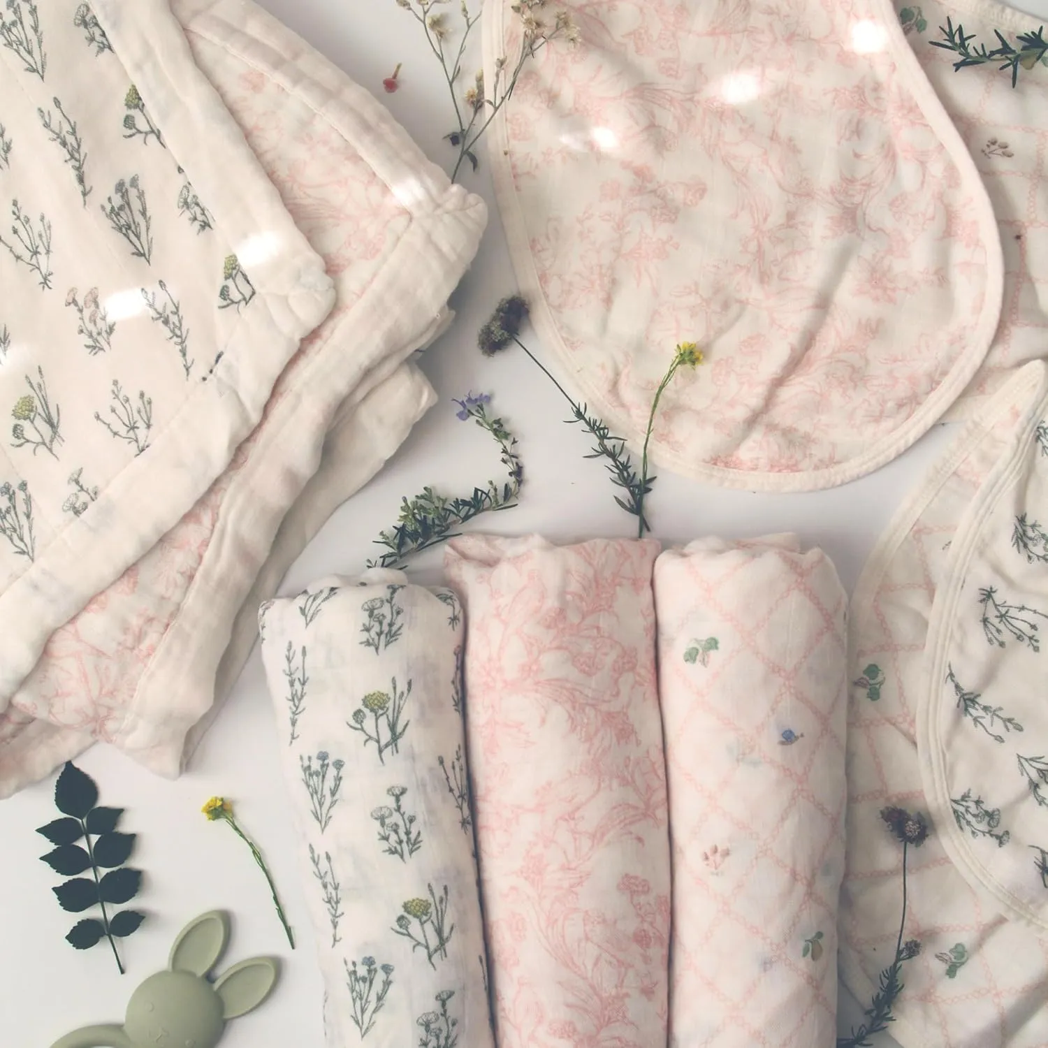 aden   anais Silky Soft Bamboo Viscose Baby Blanket, Crib Bedding for Newborn Baby and Toddler, Nursery Blanket for Boys and Girls, Baby Registry and Shower Gift, French Floral