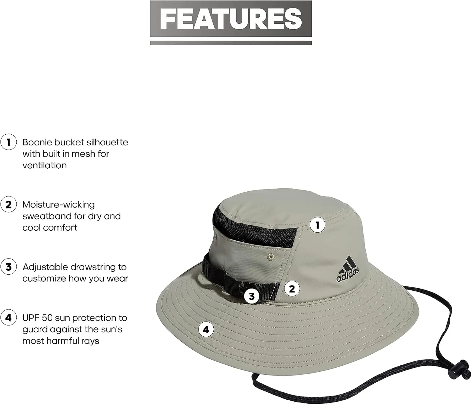 adidas Men's Victory 3 Bucket Hat