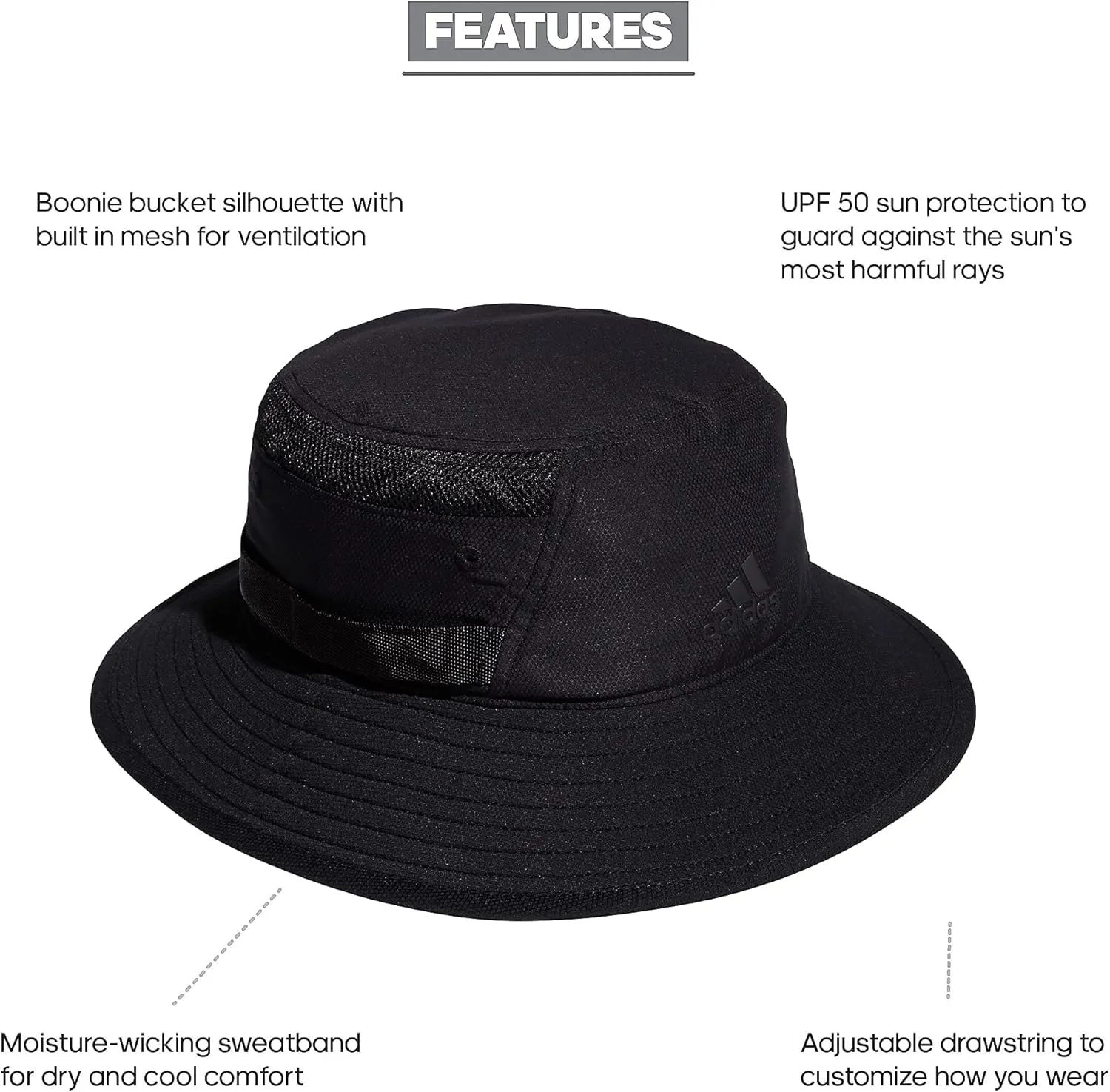 adidas Men's Victory 3 Bucket Hat
