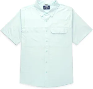 AFTCO Men's Air-O Mesh Tech SS Button-Down Shirt