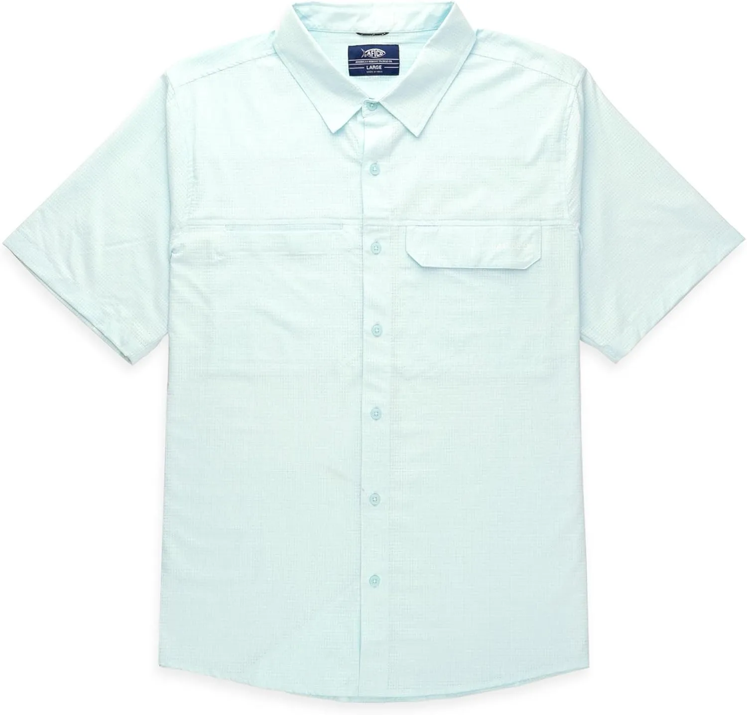 AFTCO Men's Air-O Mesh Tech SS Button-Down Shirt