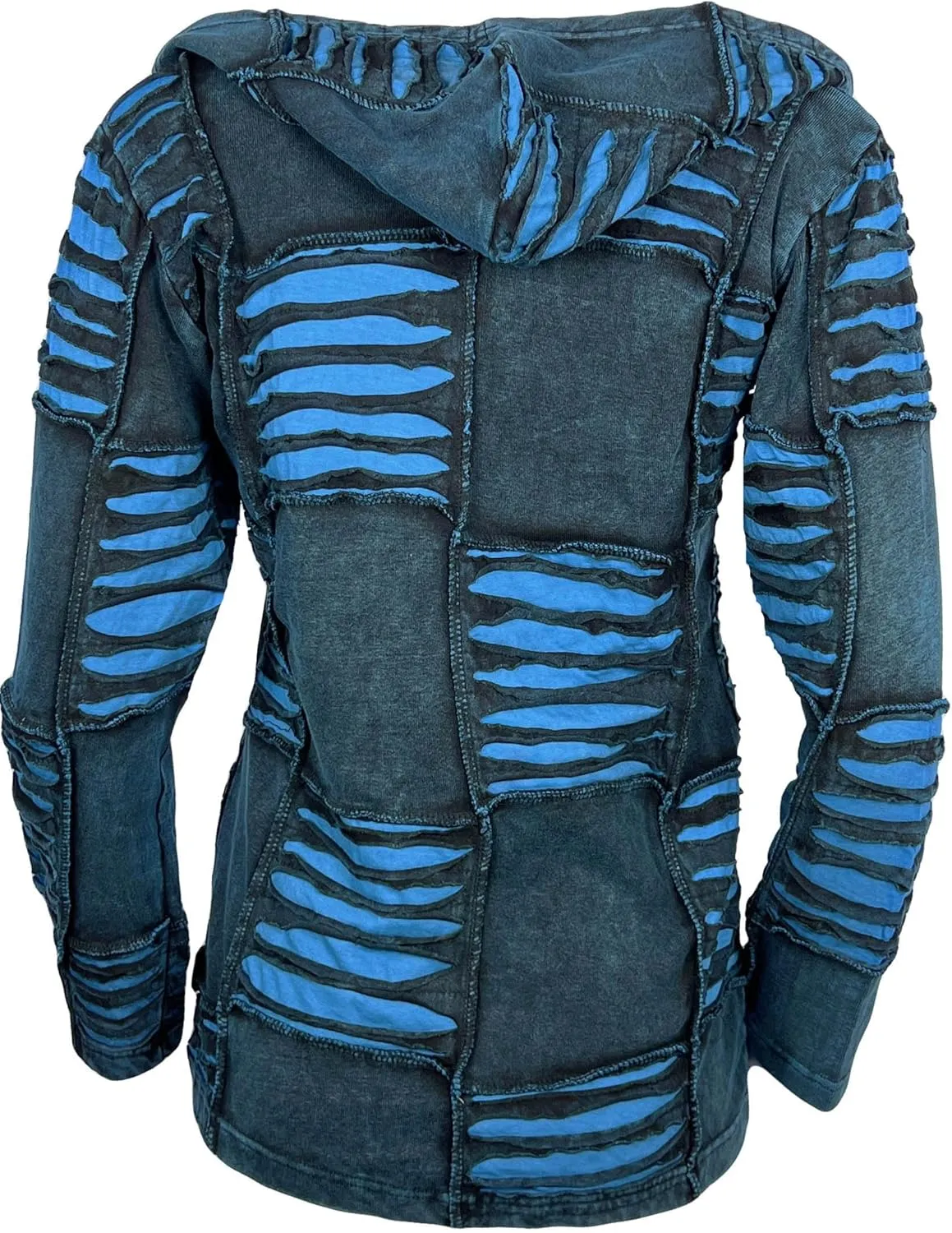 Agan Traders 2025 Summer Tie-Dye Patch Embroidered Women's Hoodie Jacket - A Free-Spirited Fashion Women's Zip-Up Hoodie