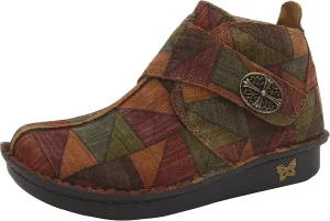 Alegria Womens Caiti Patchwork Leather Boots 6-6.5 M US