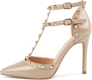 Ankle Strap Heels for Women Stilettos Pumps
