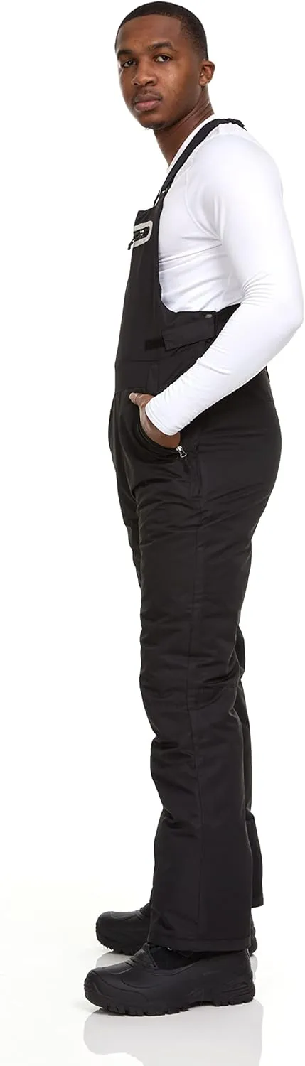Arctic Quest Mens Insulated Snow and Ski Bib Overalls Snow Pants Snowboard Mens Overalls for Fishing, Hunting, Snowmobiling