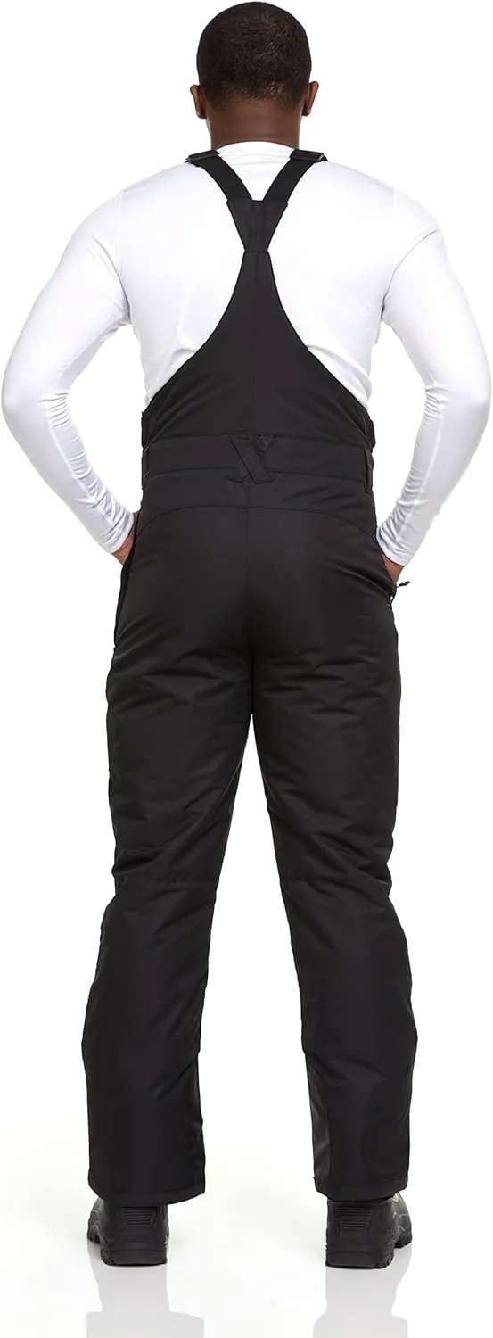 Arctic Quest Mens Insulated Snow and Ski Bib Overalls Snow Pants Snowboard Mens Overalls for Fishing, Hunting, Snowmobiling