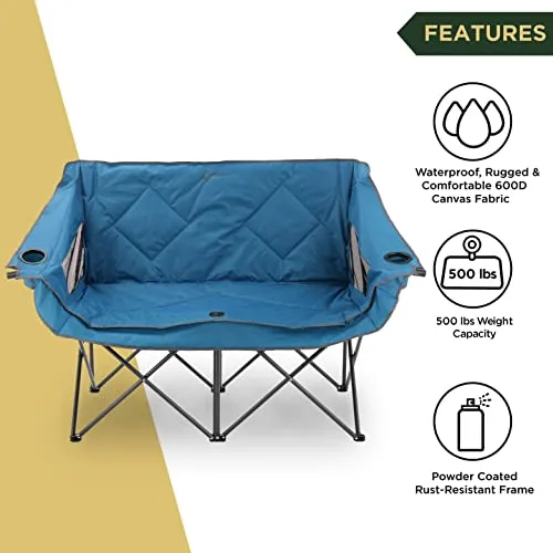 ARROWHEAD OUTDOOR Portable Folding Double Duo Camping Chair