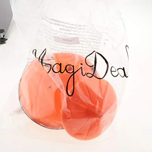 AtoA Halloween Pumpkin Bucket Candy Holder Jar with Handle Trick or Treat Supply