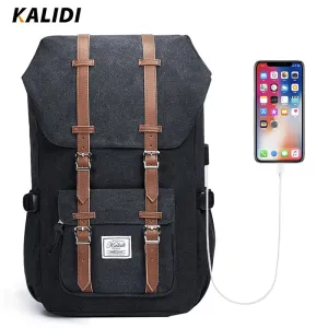 Backpack Travel&School Fashion Bag w/USB Charger
