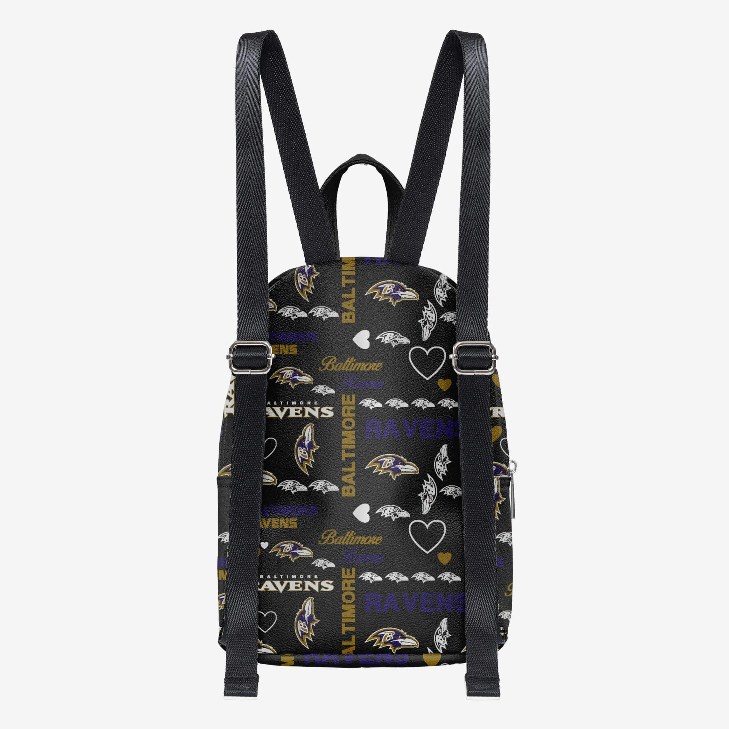 Baltimore Ravens Logo Love Mini Backpack