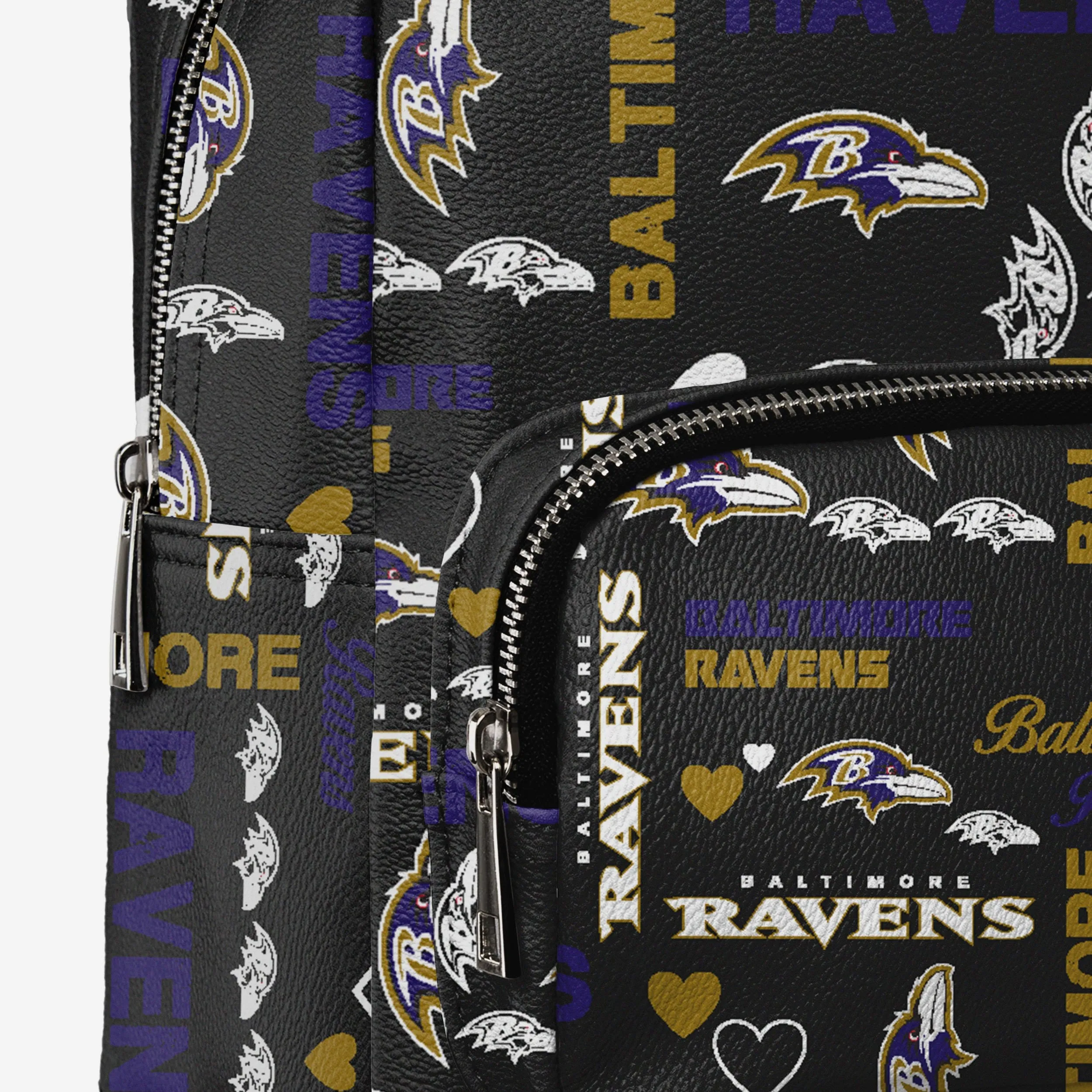 Baltimore Ravens Logo Love Mini Backpack