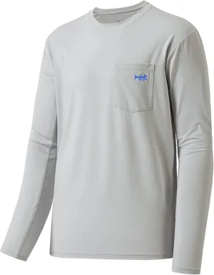 BASSDASH Men’s UPF 50  Performance Long Sleeve T-Shirt UV Sun Protection Fishing Hiking Sports Shirts