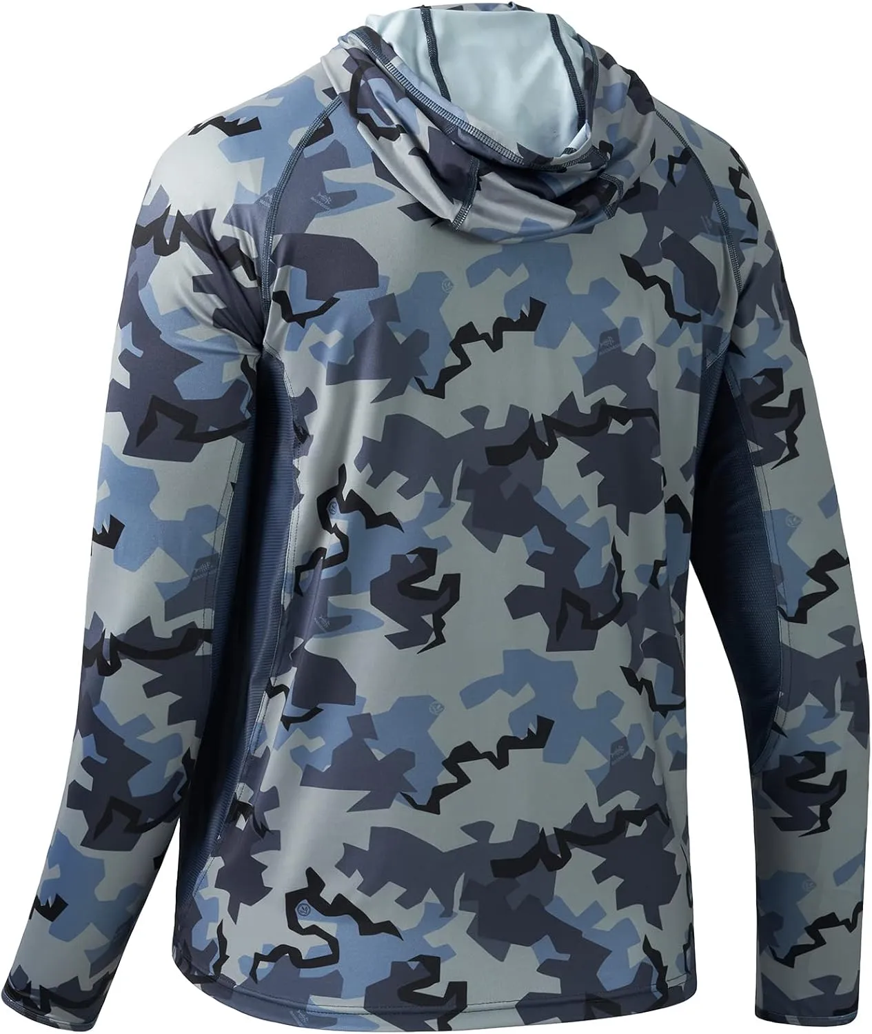 BASSDASH UPF 50  Men’s Hunting Shirts with Mask Long Sleeve Camo Fishing Hoodie