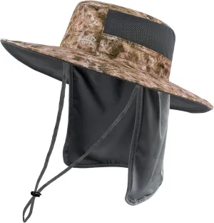 BASSDASH UPF 50  Sun Fishing Hat Water Resistant with Detachable Neck Flap