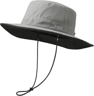 BASSDASH UPF 50  Water-Resistant Fishing Bucket Hat with Laser Perforated Mesh Adjustable for Men Women Outdoor Hiking