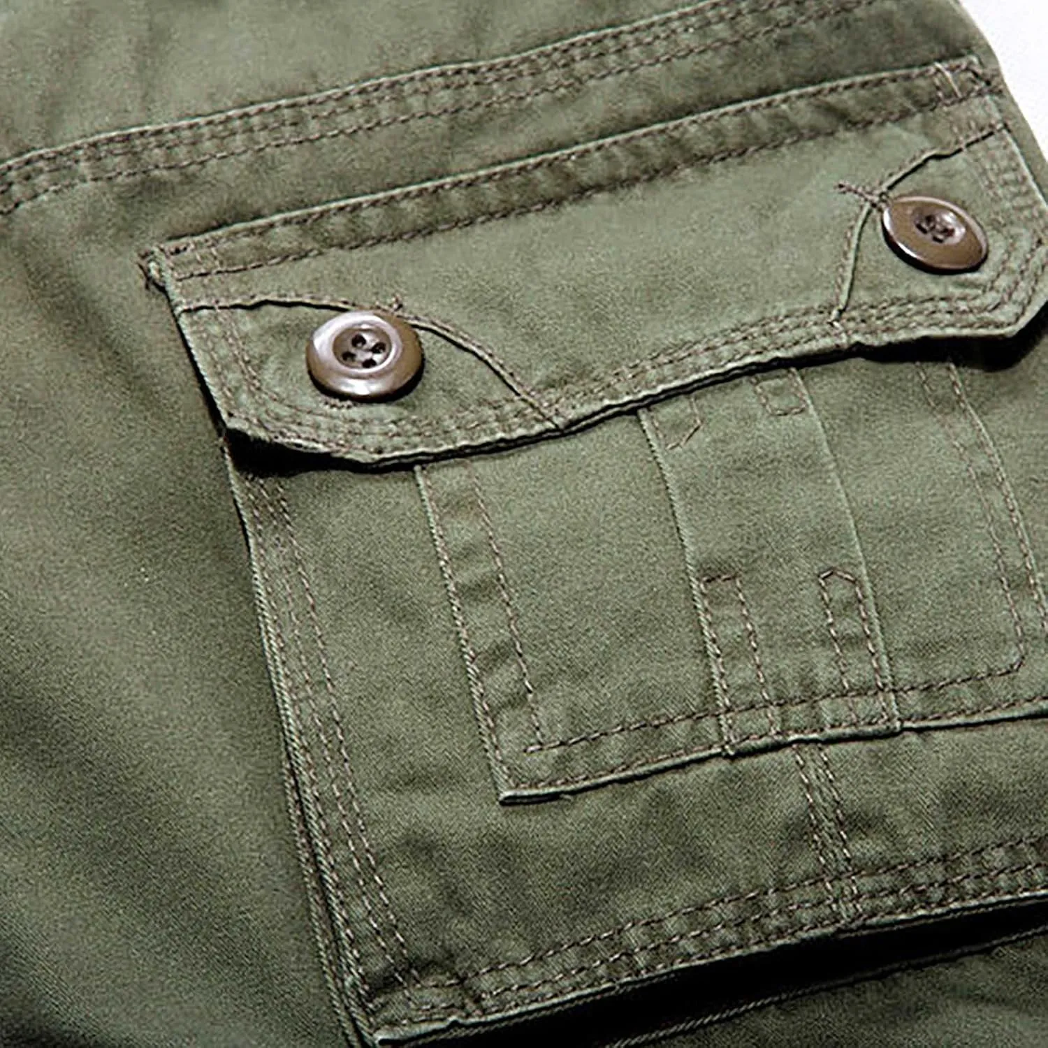 Big and Tall Cargo Shorts for Men 2023 Cotton Multi Pockets Tooling Shorts Classic Fit Buckle Zipper Work Shorts