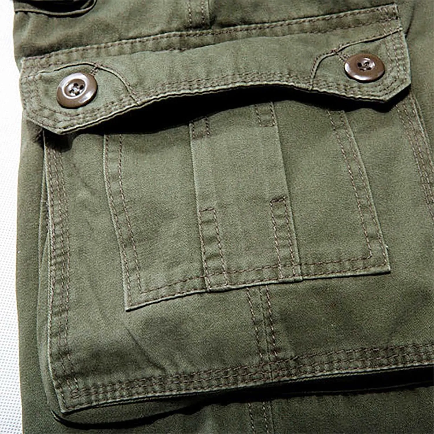 Big and Tall Cargo Shorts for Men 2023 Cotton Multi Pockets Tooling Shorts Classic Fit Buckle Zipper Work Shorts