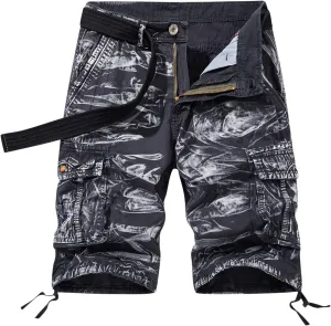 Big and Tall Cargo Shorts Men 2023 Vintage Fashion Multi Pockets Cargo Shorts Summer Outdoor Tooling Shorts