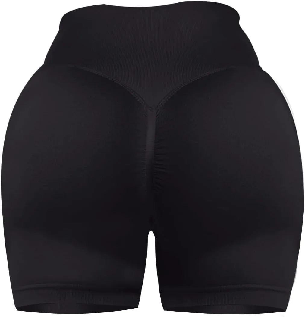 Biker Shorts for Women Women's High Waist Yoga Short Abdomen Training Running Yoga Pants Active Exercise Fitness
