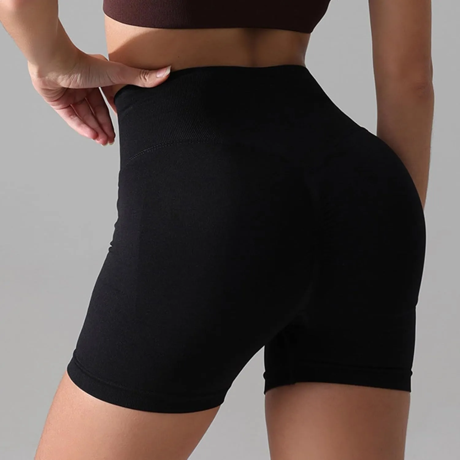 Biker Shorts for Women Women's High Waist Yoga Short Abdomen Training Running Yoga Pants Active Exercise Fitness