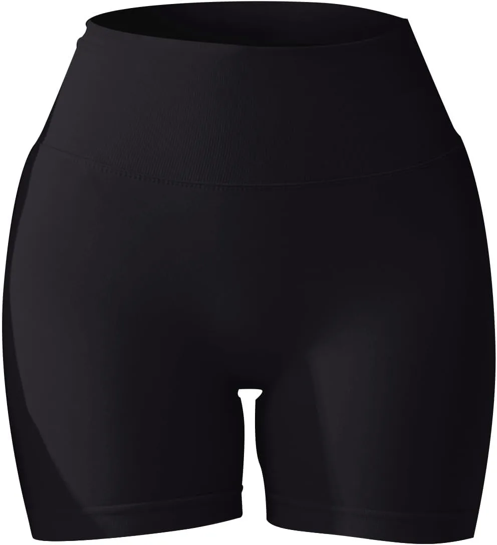 Biker Shorts for Women Women's High Waist Yoga Short Abdomen Training Running Yoga Pants Active Exercise Fitness