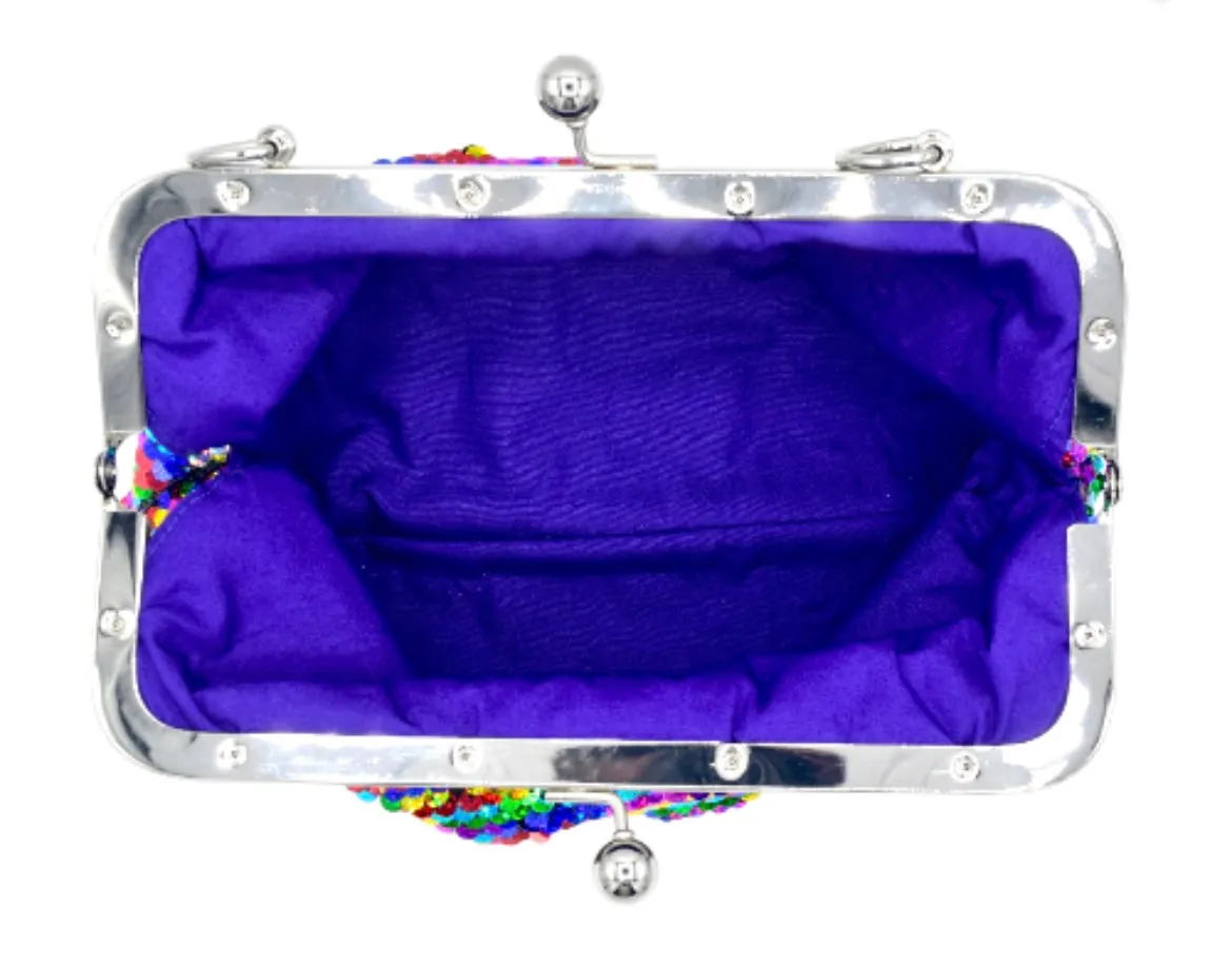 Bits and Bags Party Sparkles Sequin Clutch
