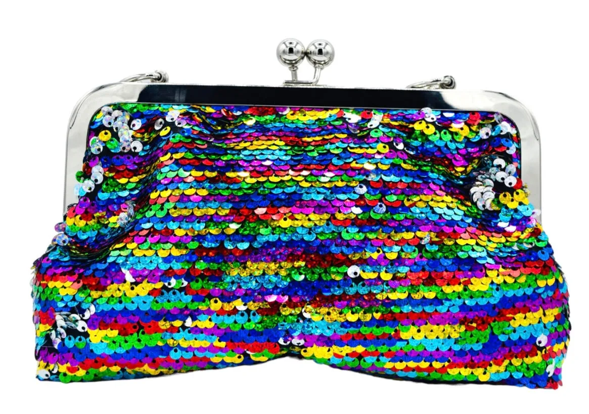Bits and Bags Party Sparkles Sequin Clutch