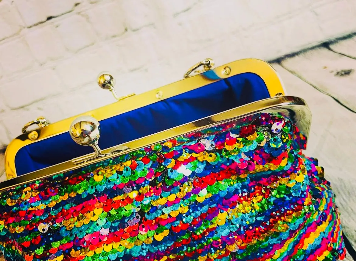 Bits and Bags Party Sparkles Sequin Clutch