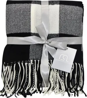 Blankets - Buffalo Plaid Throw Blanket - Decorative Classic Blanket - Comfortable & Ultra-Soft - Lightweight & Indoor Outdoor Blanket, Living Room, Couch, Travelling Good for All Seasons, Gift for Him