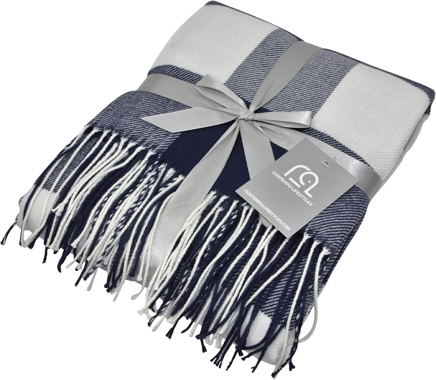 Blankets - Buffalo Plaid Throw Blanket - Decorative Classic Blanket - Comfortable and Ultra-Soft - Lightweight & Indoor Outdoor Blanket - Ideal for Living Room, Couch, Travelling Good for All Seasons