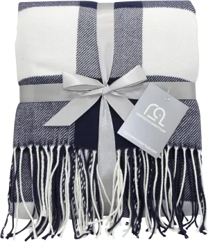 Blankets - Buffalo Plaid Throw Blanket - Decorative Classic Blanket - Comfortable and Ultra-Soft - Lightweight & Indoor Outdoor Blanket - Ideal for Living Room, Couch, Travelling Good for All Seasons
