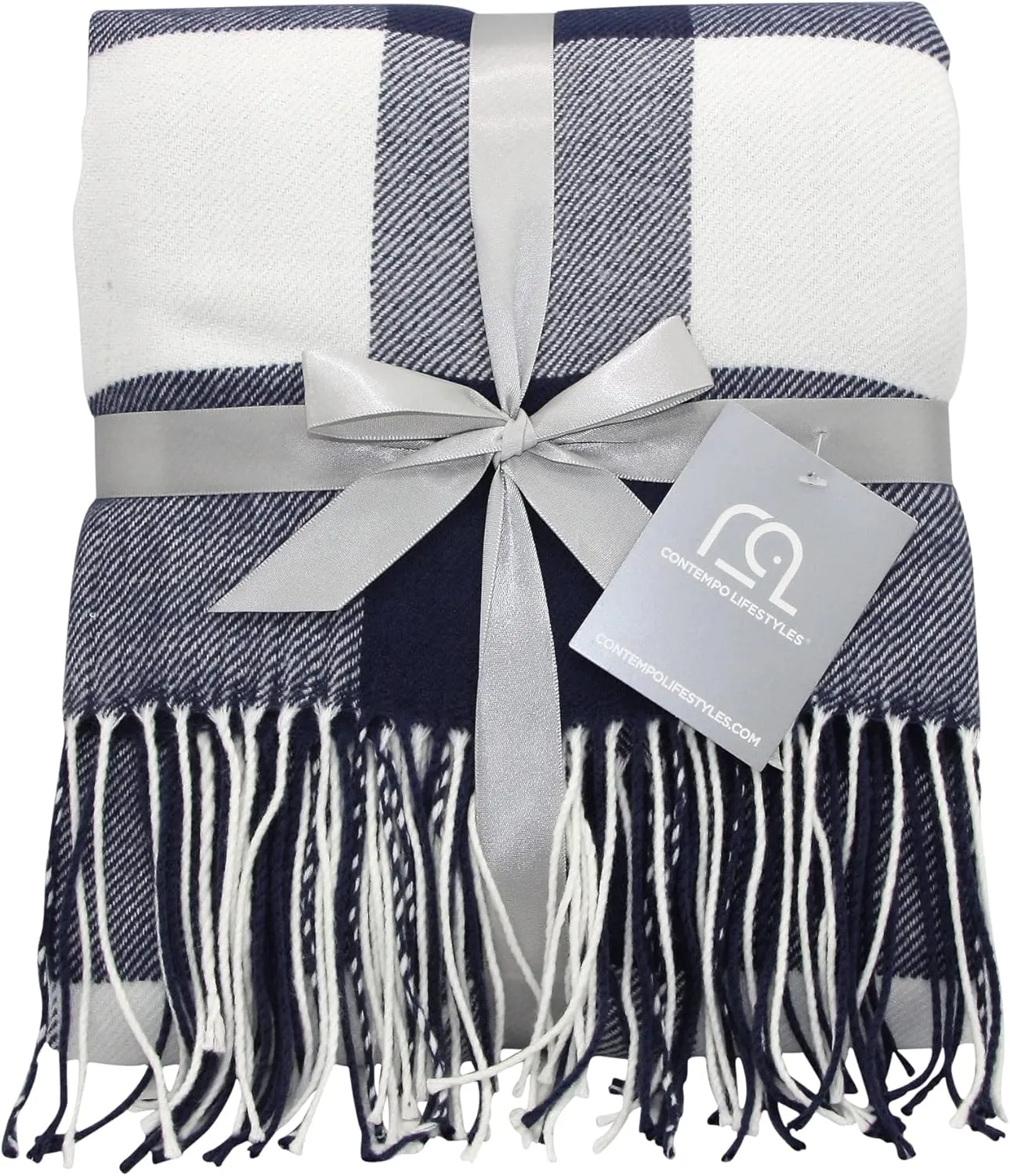 Blankets - Buffalo Plaid Throw Blanket - Decorative Classic Blanket - Comfortable and Ultra-Soft - Lightweight & Indoor Outdoor Blanket - Ideal for Living Room, Couch, Travelling Good for All Seasons