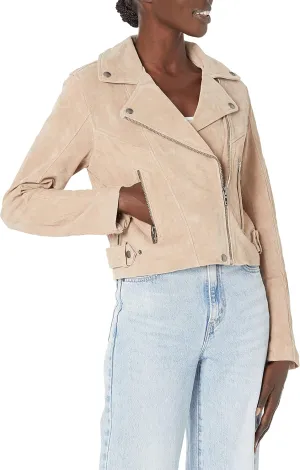 [BLANKNYC] Womens Suede Moto Jacket