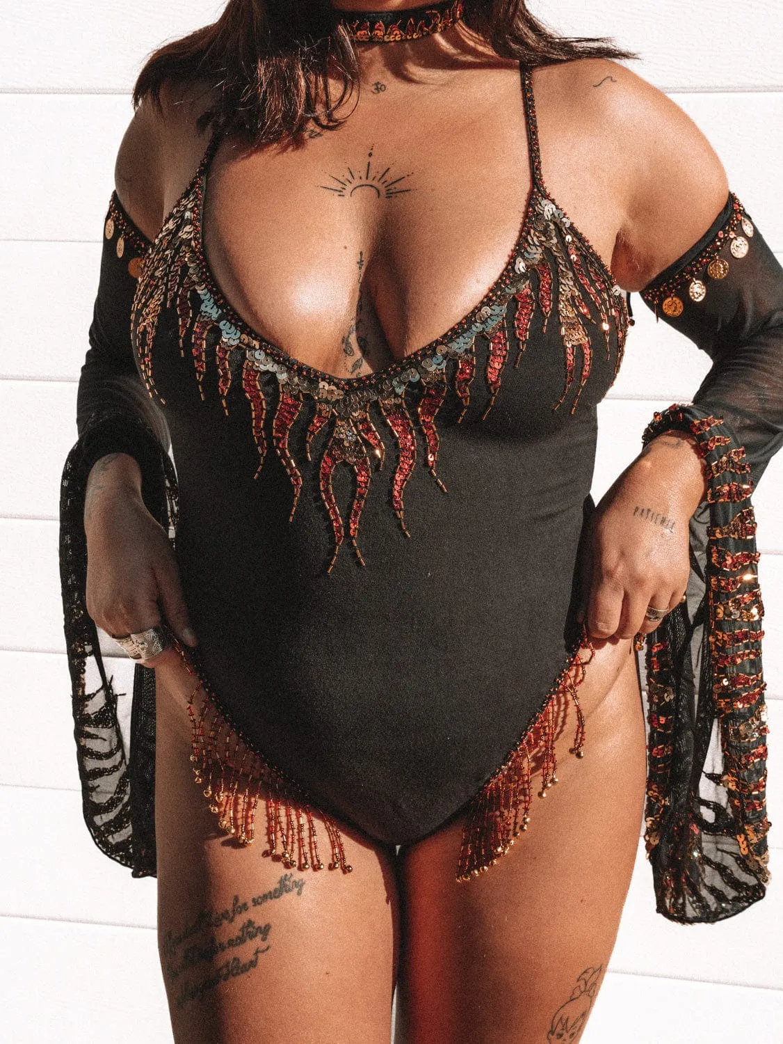 BLAZE SEQUIN SPARKLE BODYSUIT